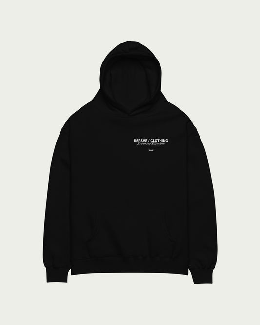 IMMERSED ELSEWHERE HOOD / BLACK