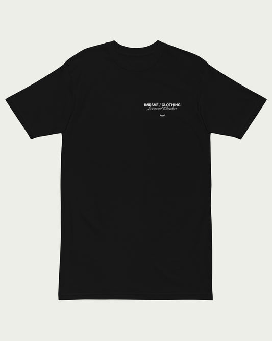 IMMERSED ELSEWHERE T-SHIRT / BLACK